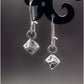 D10- Silver hook earrings