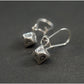 D10- Silver hook earrings