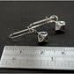 D10- Silver hook earrings