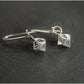 D10- Silver hook earrings