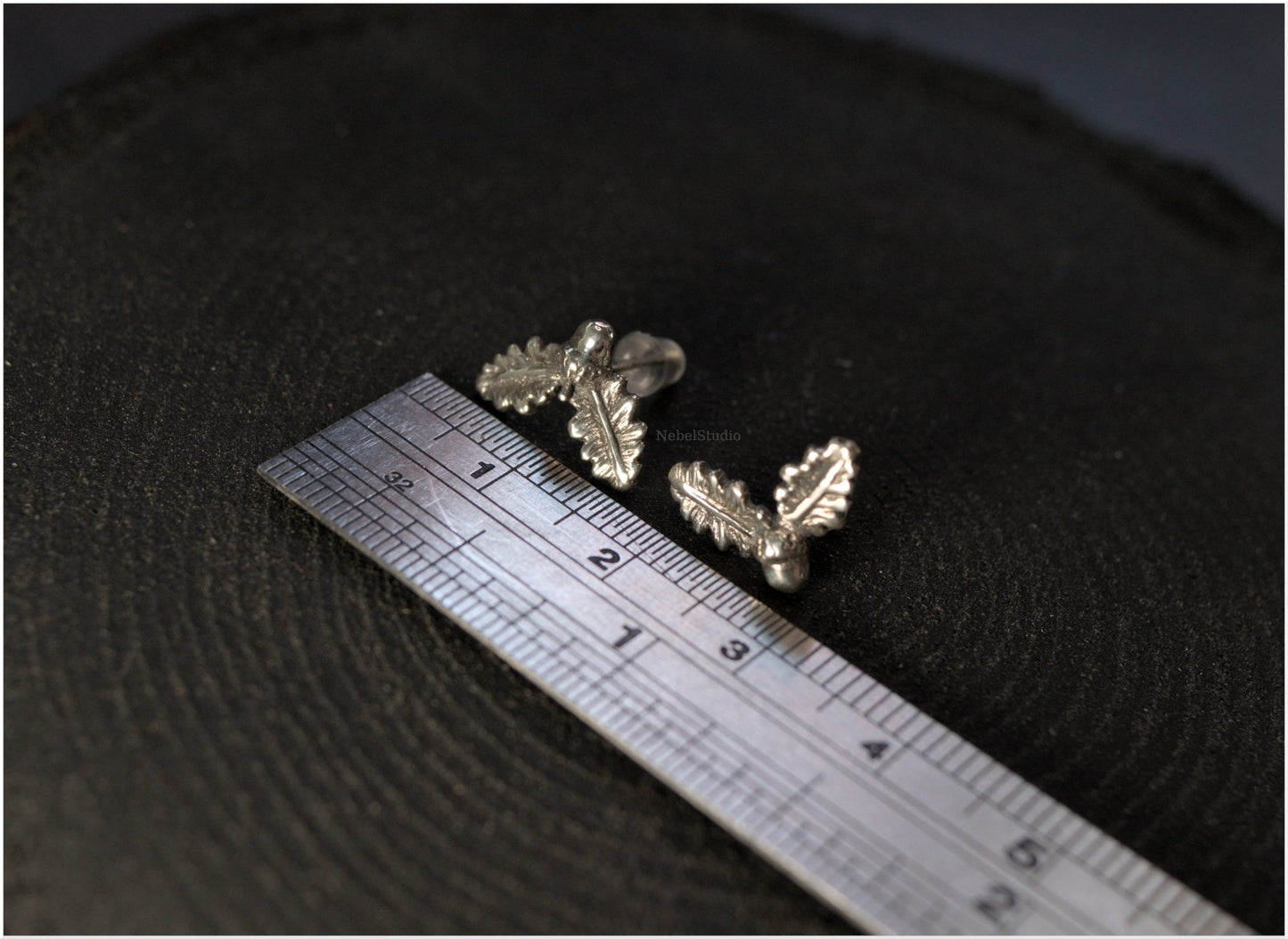 Quercus silver earrings