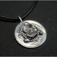 Poppy Pendant Silver or Bronze