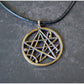 Pendant Necronomicon sigil symbol bronze or silver